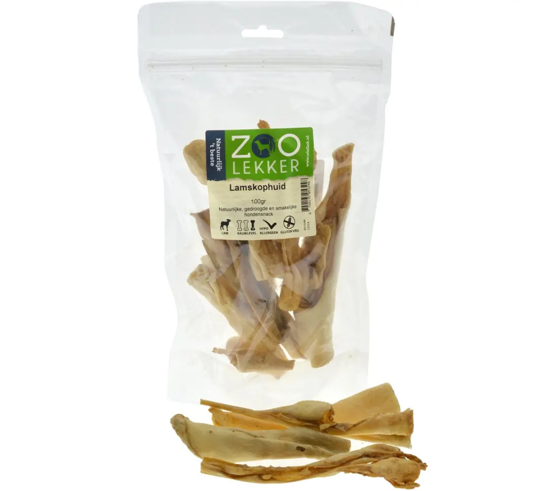 Zoolekker Lamskophuid 100g