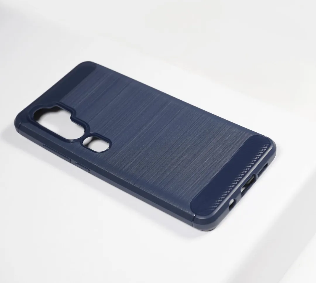 BMAX Carbon Soft Case Xiaomi Mi Note 10 - Blauw