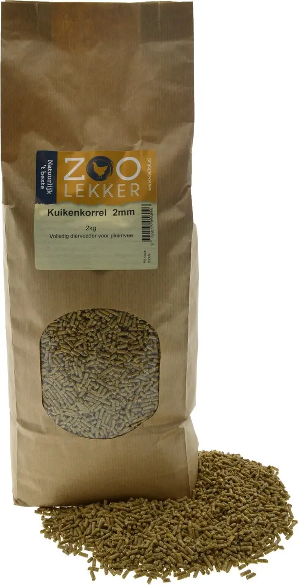 Zoolekker Kuikenkorrel 2mm 2kg