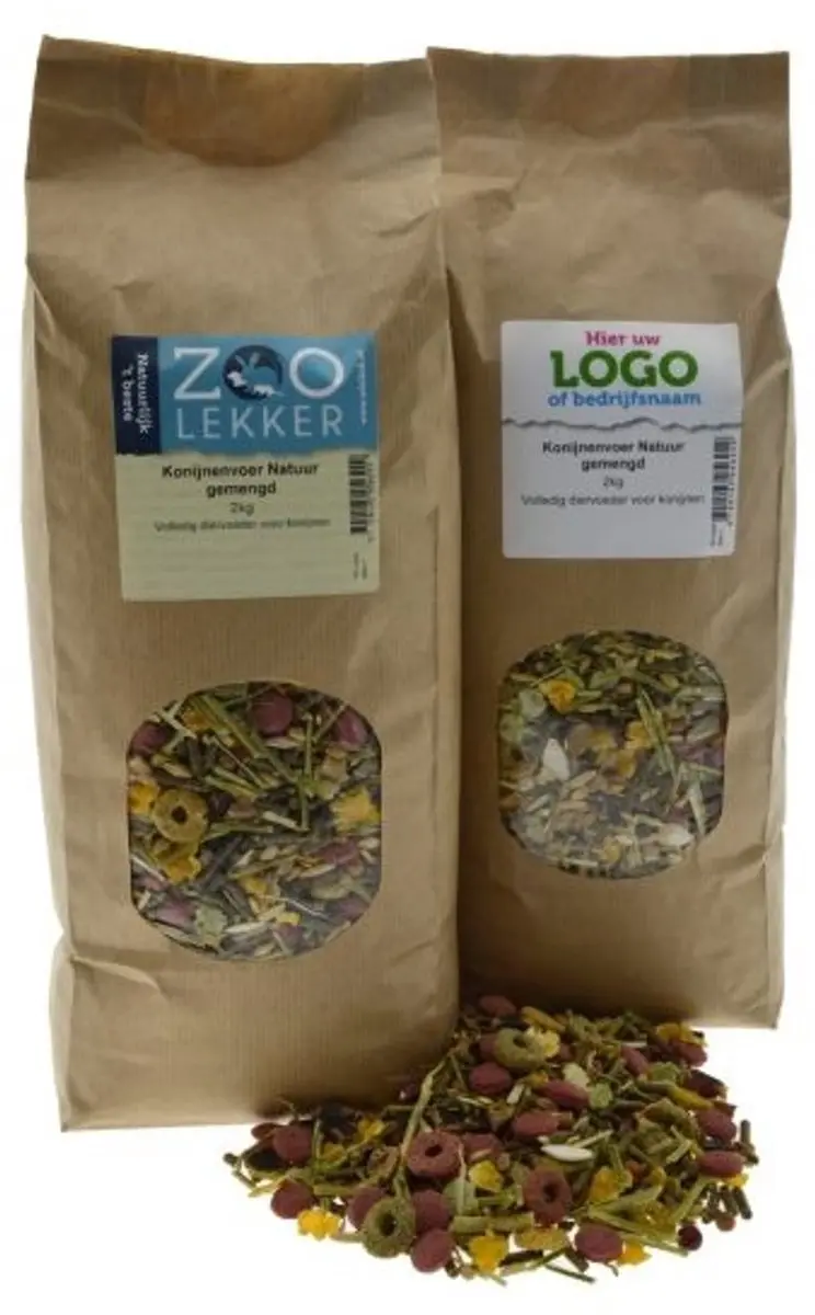 Zoolekker Konijnenvoer Natuur gemengd 2KG