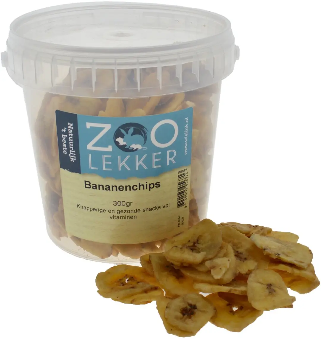 Zoolekker Bananenchips 300gr