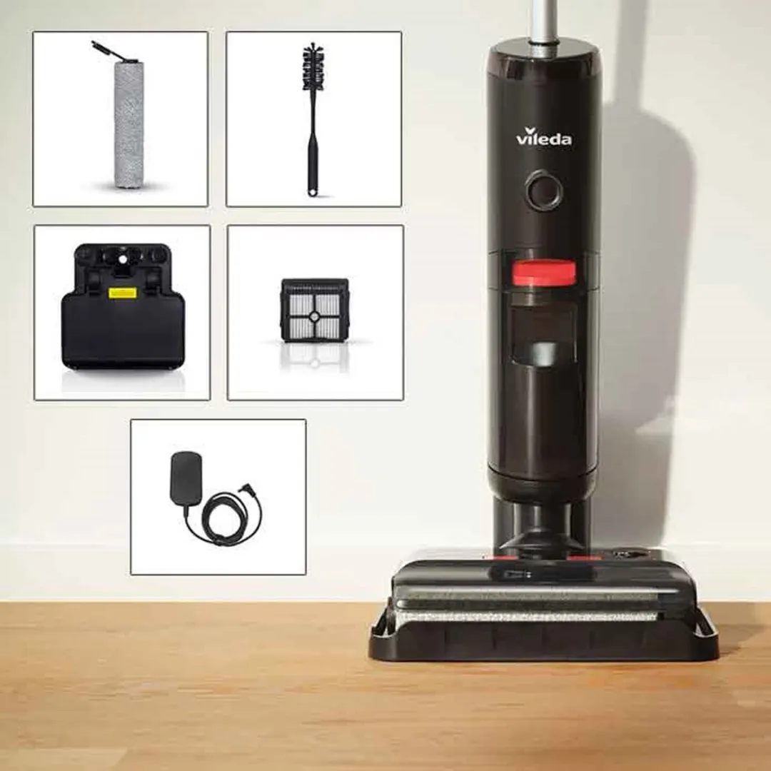 Vileda PureClean S5 Plus Steelstofzuiger - Zwart - afbeelding 6 van 6
