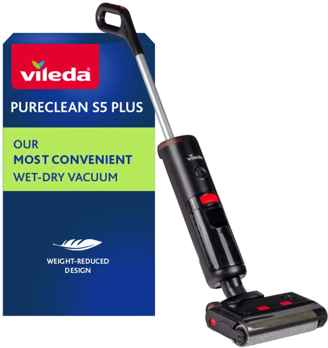 Vileda PureClean S5 Plus Steelstofzuiger - Zwart