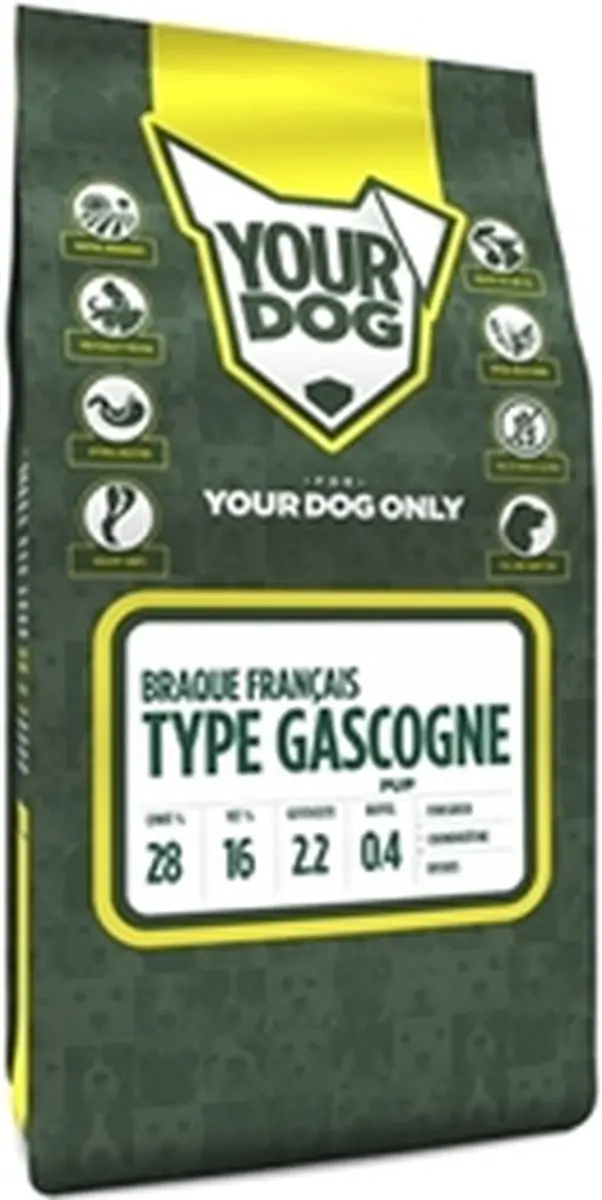 Yourdog Braque Français Gascogne Senior Hondenbrokken 12kg - afbeelding 3 van 3
