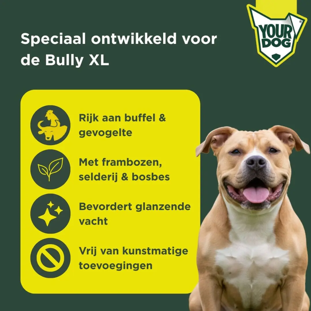 Yourdog Bully XL Pup Hondenbrokken - 12 kg - afbeelding 3 van 4
