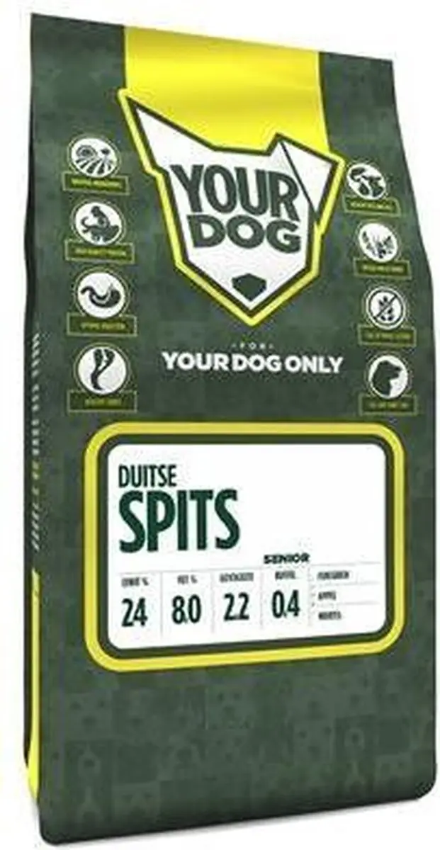 Yourdog Duitse Spits Senior Hondenbrokken - 12kg - afbeelding 2 van 2