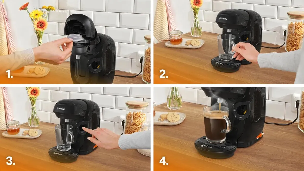 Bosch Tassimo TAS112E Multidrank Koffiemachine - 1400W - Zwart