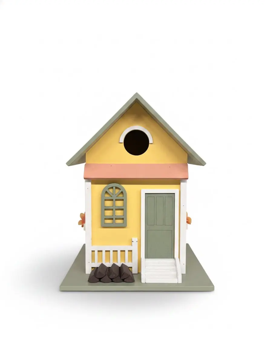Decoratief Houten Vogelhuisje voor Buiten
