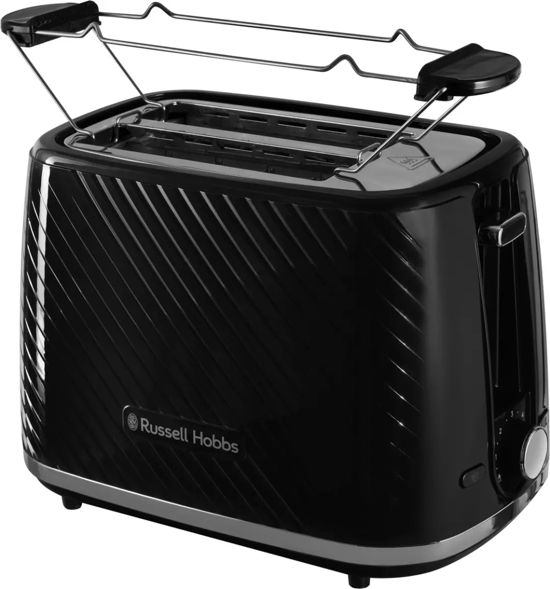 Russell Hobbs Birch 2S Broodrooster - Zwart - afbeelding 2 van 6