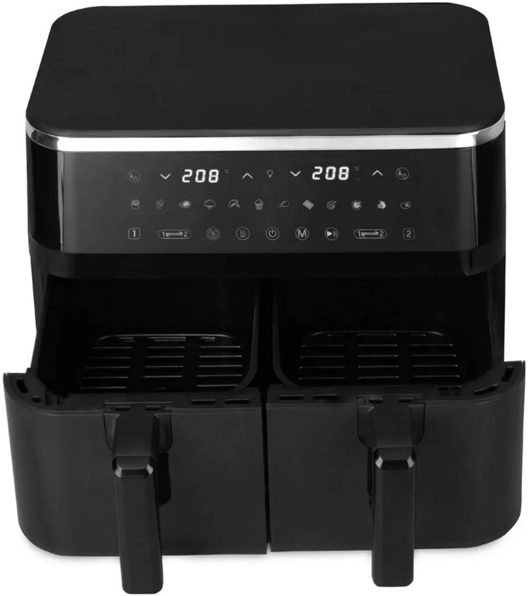 BerlingerHaus BH/9883 Airfryer - 9L - 3100W - Zwart - afbeelding 2 van 3