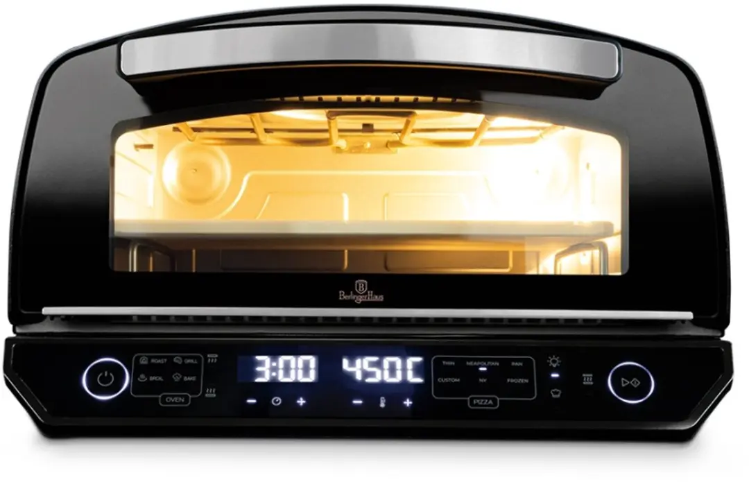 BerlingerHaus BH-9925 Elektrische Pizzaoven - Zwart - afbeelding 5 van 6