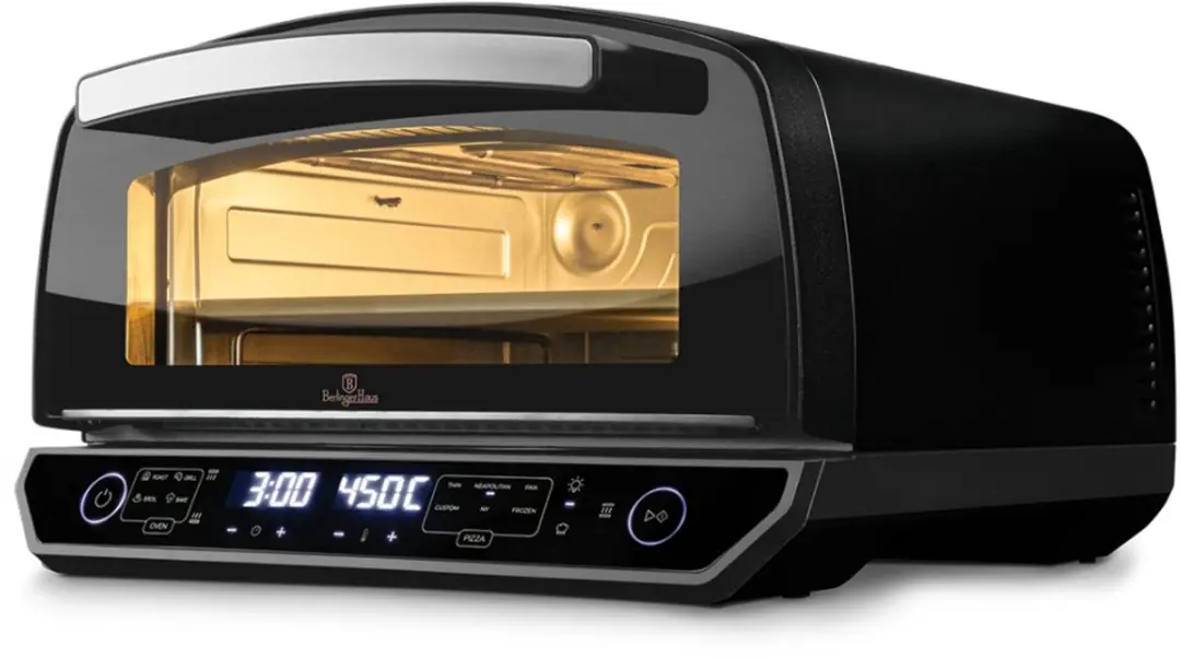 BerlingerHaus BH-9925 Elektrische Pizzaoven - Zwart - afbeelding 3 van 6