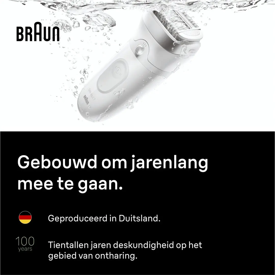 Braun Silk-épil 7 7-011 Wet & Dry Epilator - Zilver - afbeelding 4 van 6