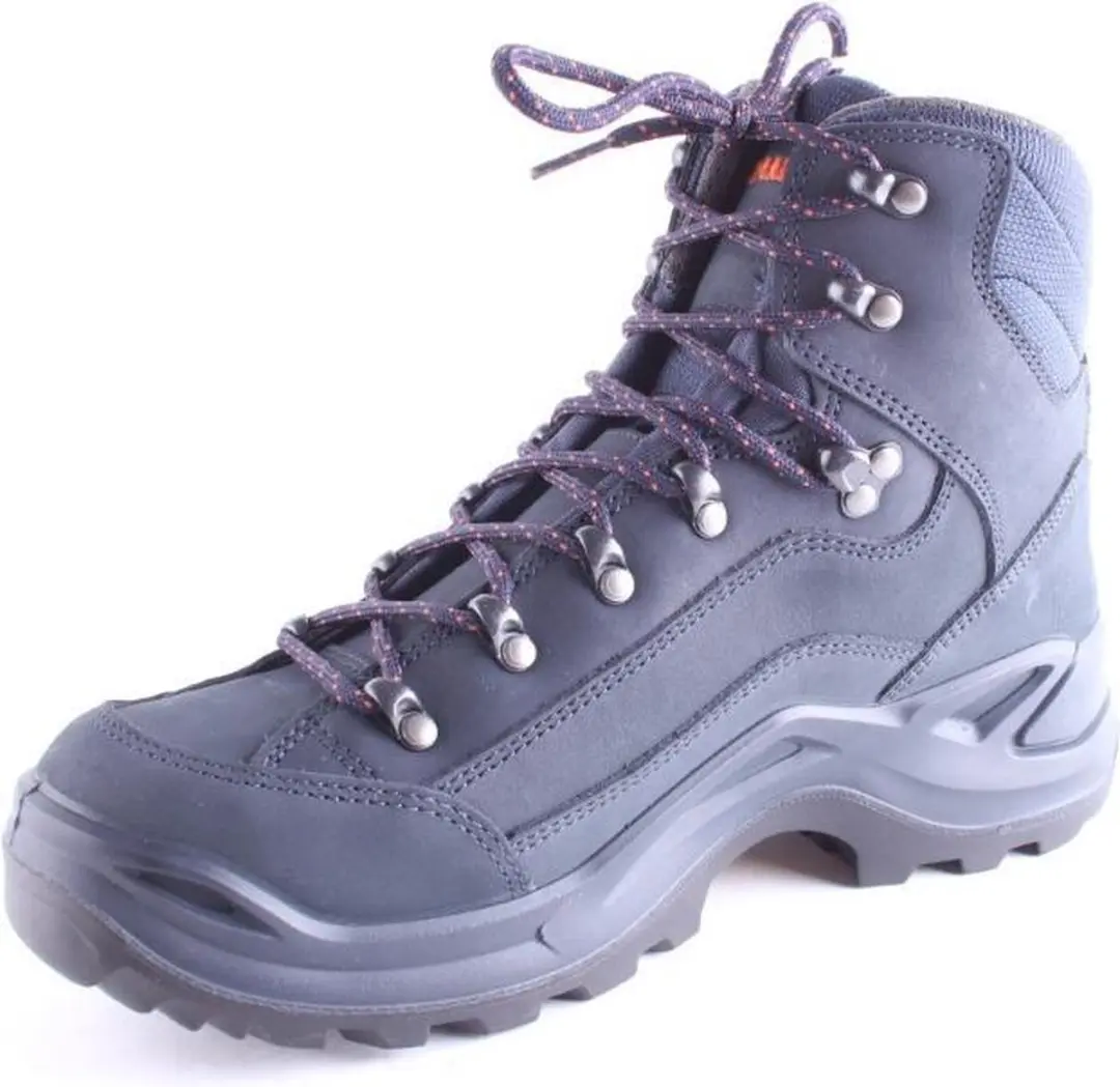 Lowa Renegade GTX Mid Wandelschoenen - Navy/Oranje - afbeelding 2 van 6