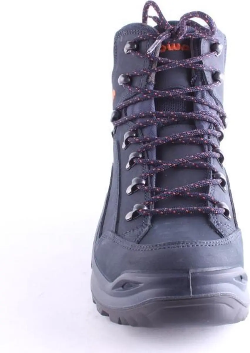 Lowa Renegade GTX Mid Wandelschoenen - Navy/Oranje - afbeelding 3 van 6