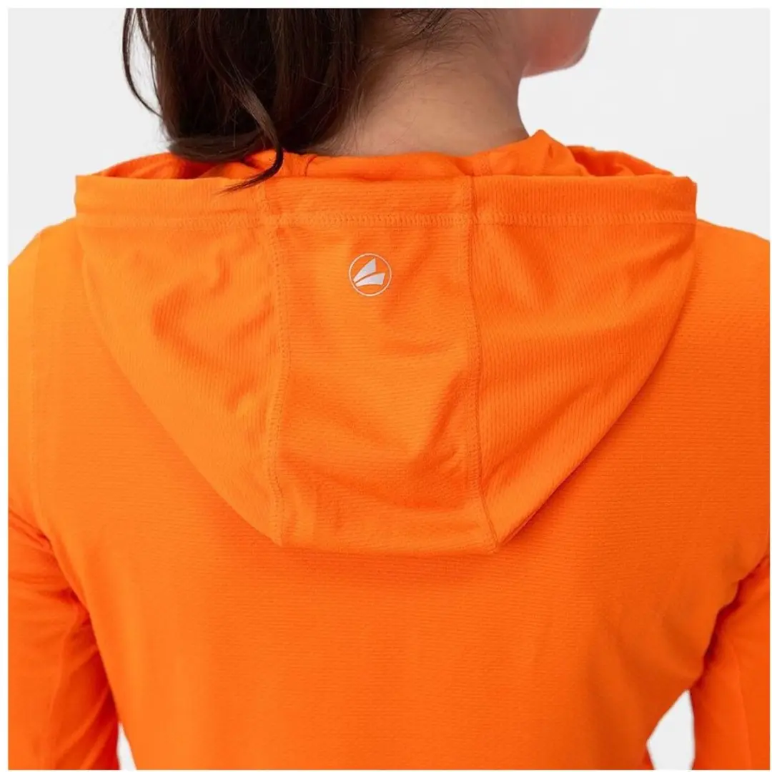 JAKO Run 2.0 Jas Met Kap Dames - Fluo Oranje - 34 - afbeelding 2 van 3