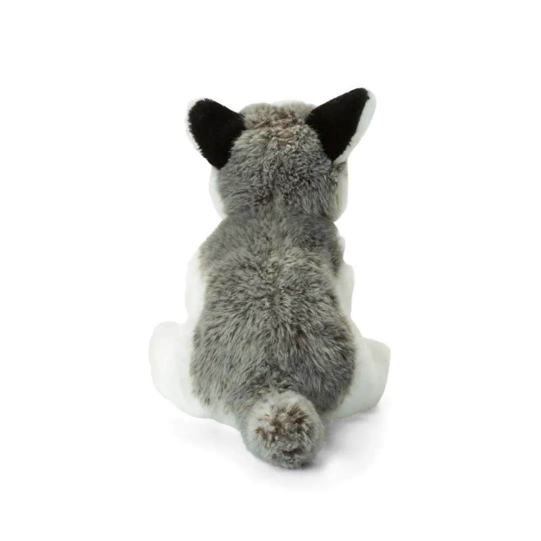 WNF Pluche by Bon Ton Toys Husky Knuffel 23cm - Wit/Grijs