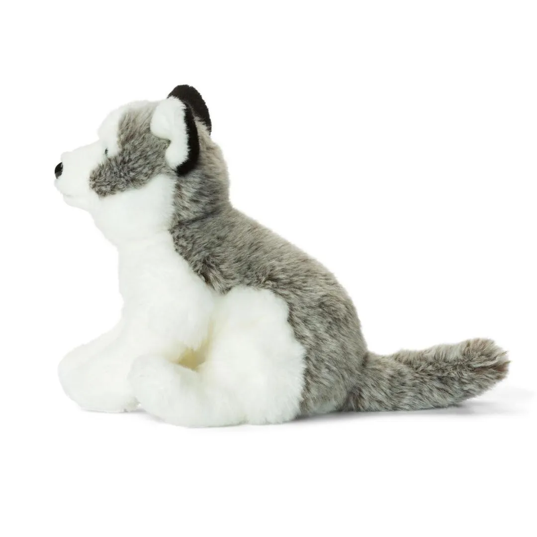 WNF Pluche by Bon Ton Toys Husky Knuffel 23cm - Wit/Grijs