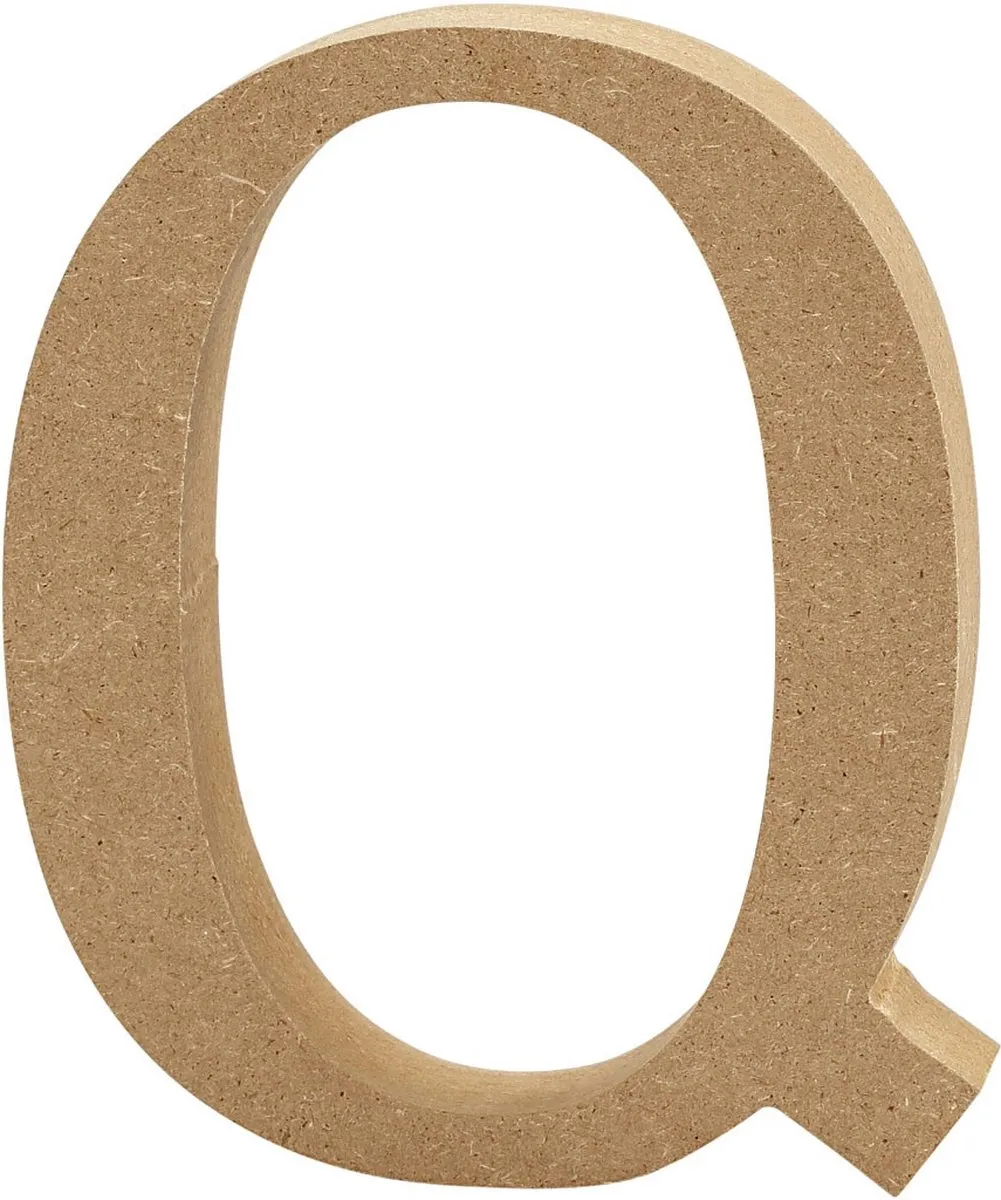 Creativ Company MDF Hoofdletter Q 13cm
