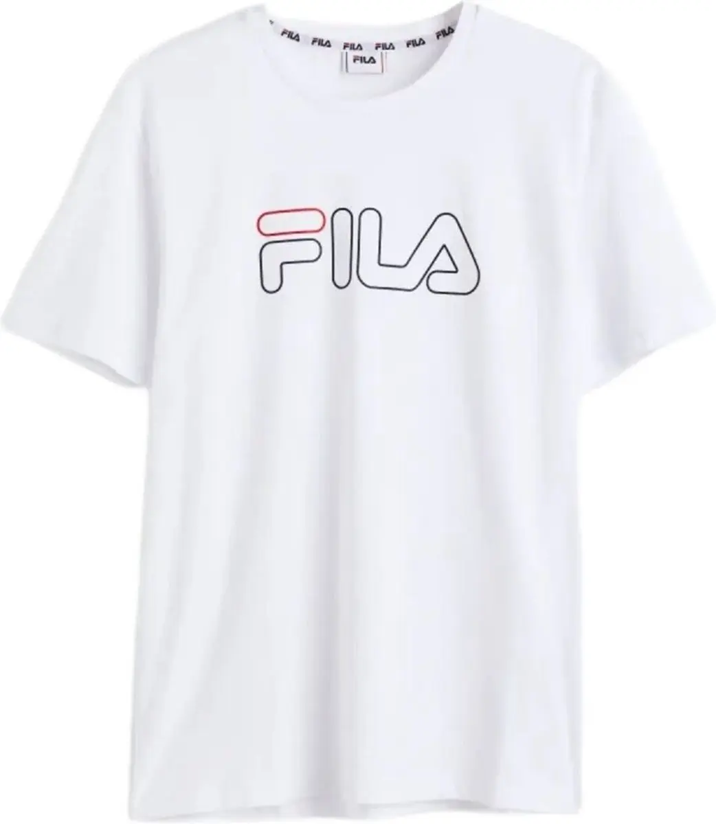 Men’s Short Sleeve T-Shirt Fila FAM0225 10001 White
