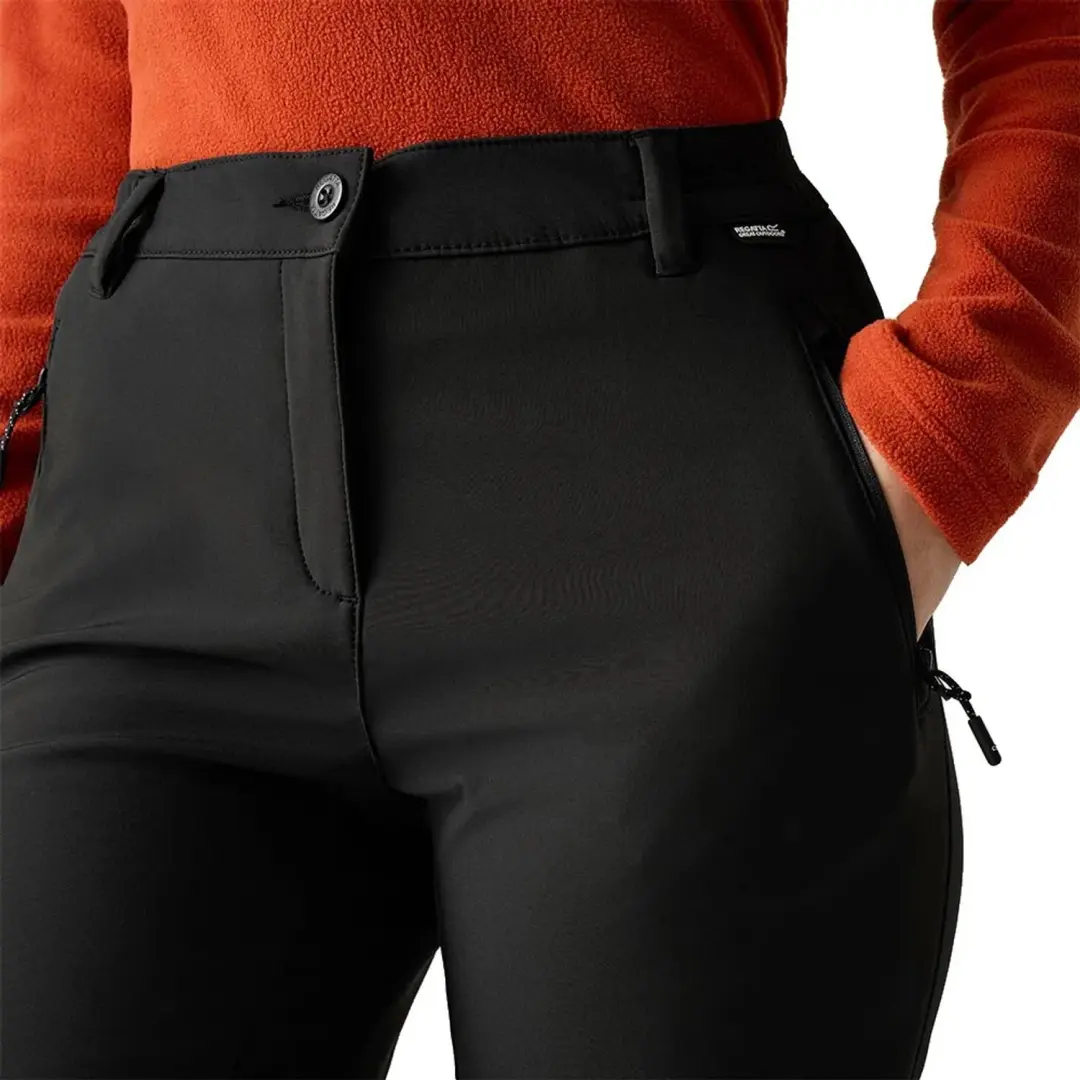 Regatta Geo II Softshell Broek Dames - Zwart - afbeelding 4 van 4