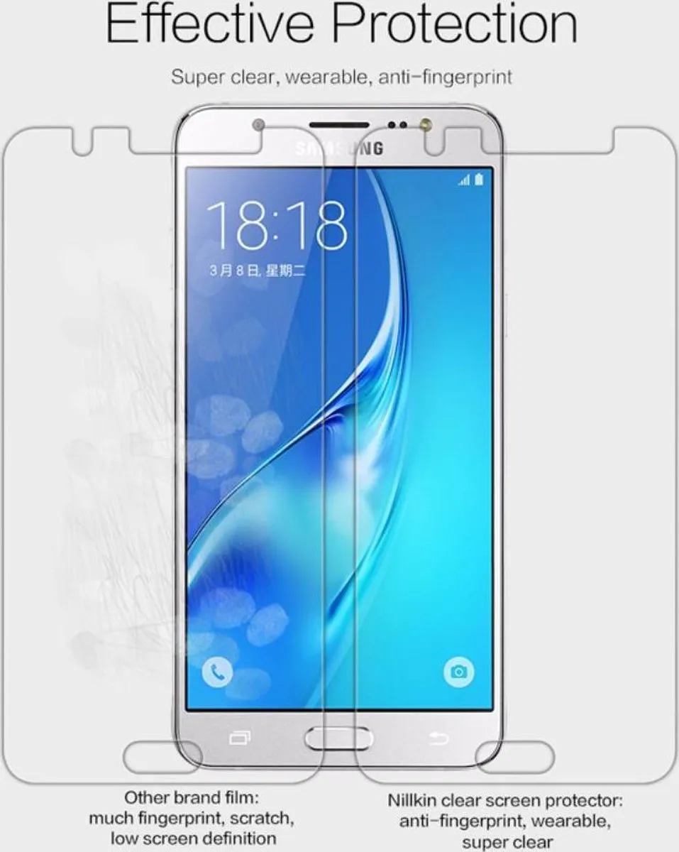 Nillkin AF Ultra Clear Galaxy J5 (2016) Schermbeschermer - afbeelding 4 van 6