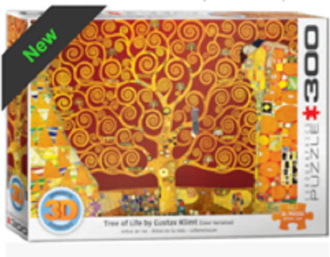 Eurographics De Levensboom Gustav Klimt Lenticulair 3D Puzzel 300 Stuks - eu6331-6059
