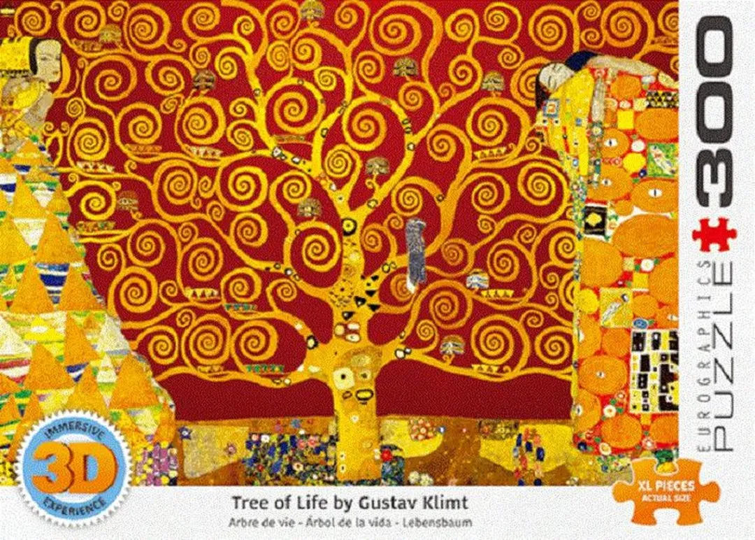 Eurographics De Levensboom Gustav Klimt Lenticulair 3D Puzzel 300 Stuks - eu6331-6059