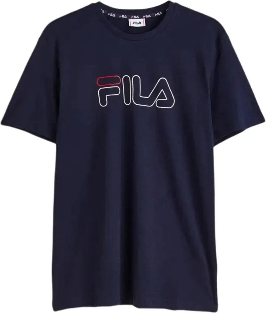Men’s Short Sleeve T-Shirt Fila 50004 FAM0225 Navy Blue