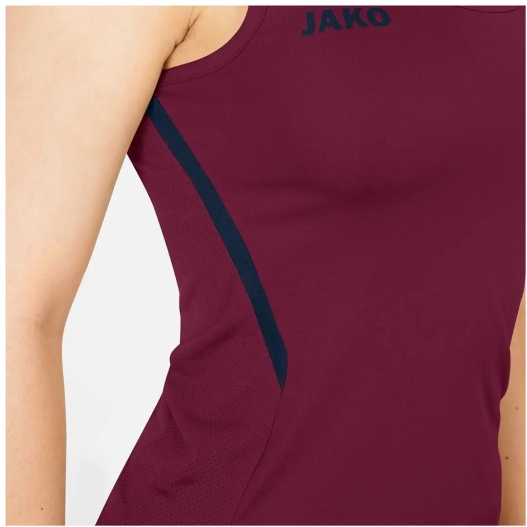 JAKO Challenge Tanktop Dames - Kastanje/Marine - 42 - afbeelding 2 van 5