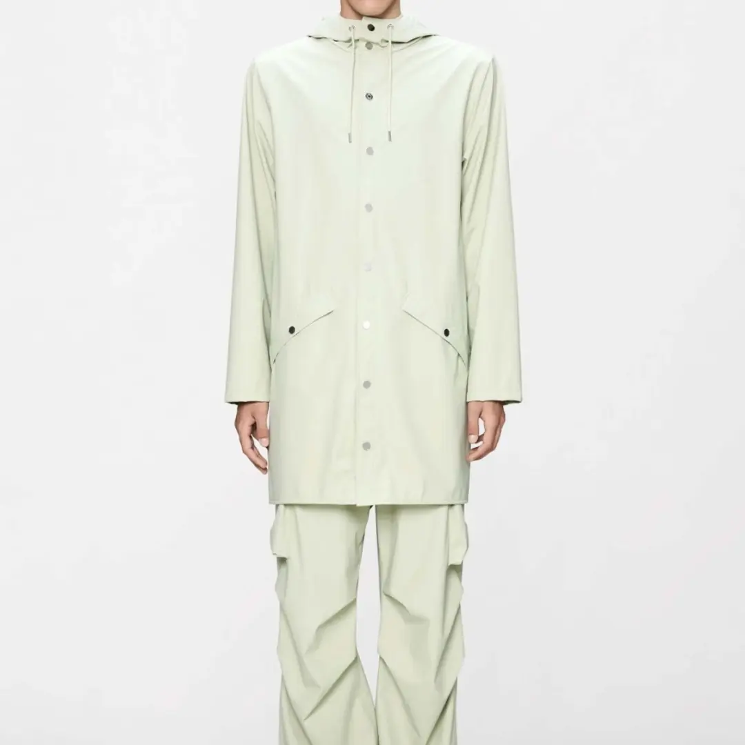 Rains Long Jacket W3 Jas met Capuchon - afbeelding 6 van 6