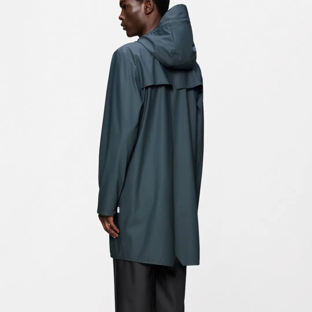 Rains Long Jacket W3 Jas met Capuchon - afbeelding 4 van 6