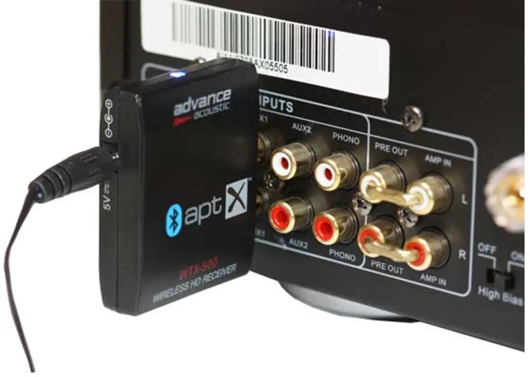 Advance Acoustic WTX-500 Bluetooth-ontvanger - Zwart - afbeelding 2 van 6