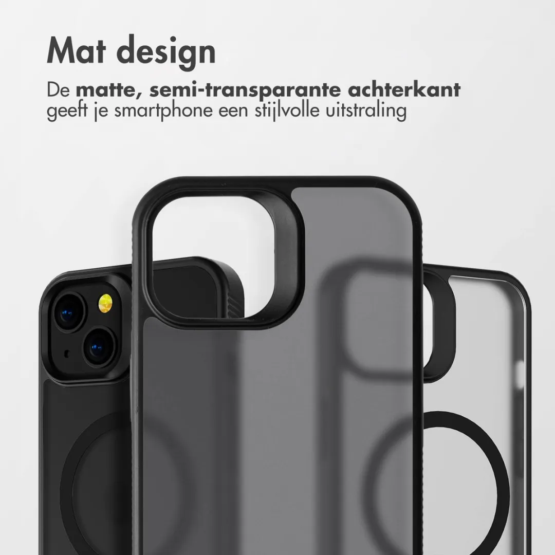 Accezz Hoesje iPhone 15 Plus - MagSafe Zwart