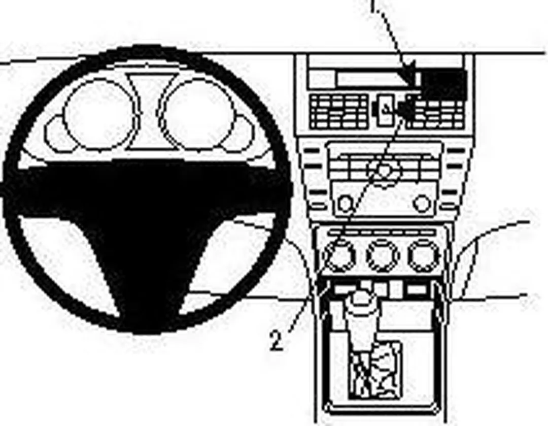 Brodit ProClip Mazda 6 2008-2012 Angled Mount 854266 - afbeelding 2 van 2
