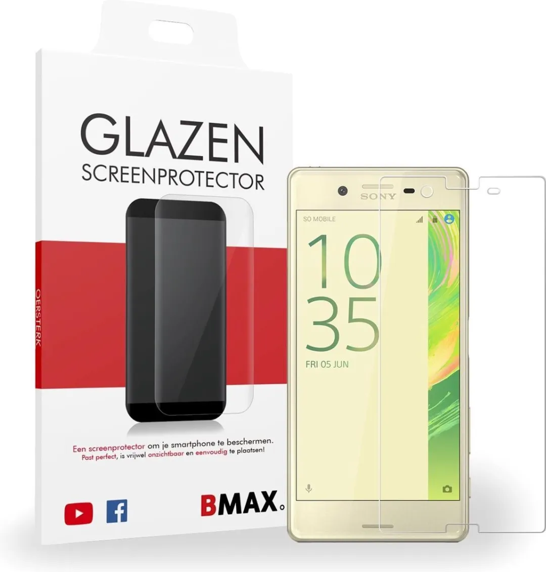 BMAX Glazen Screenprotector Sony Xperia X