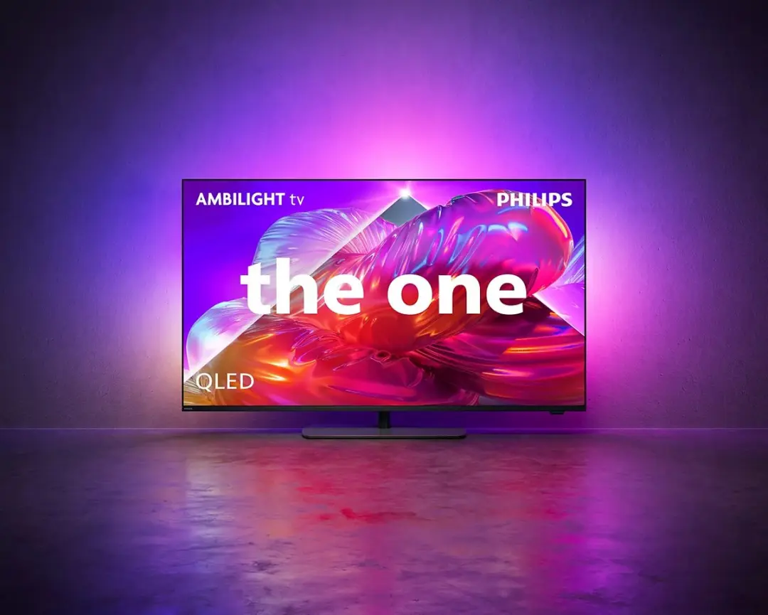 Philips Ambilight 55PQS9001/12 4K QLED TV - Zwart - afbeelding 3 van 5