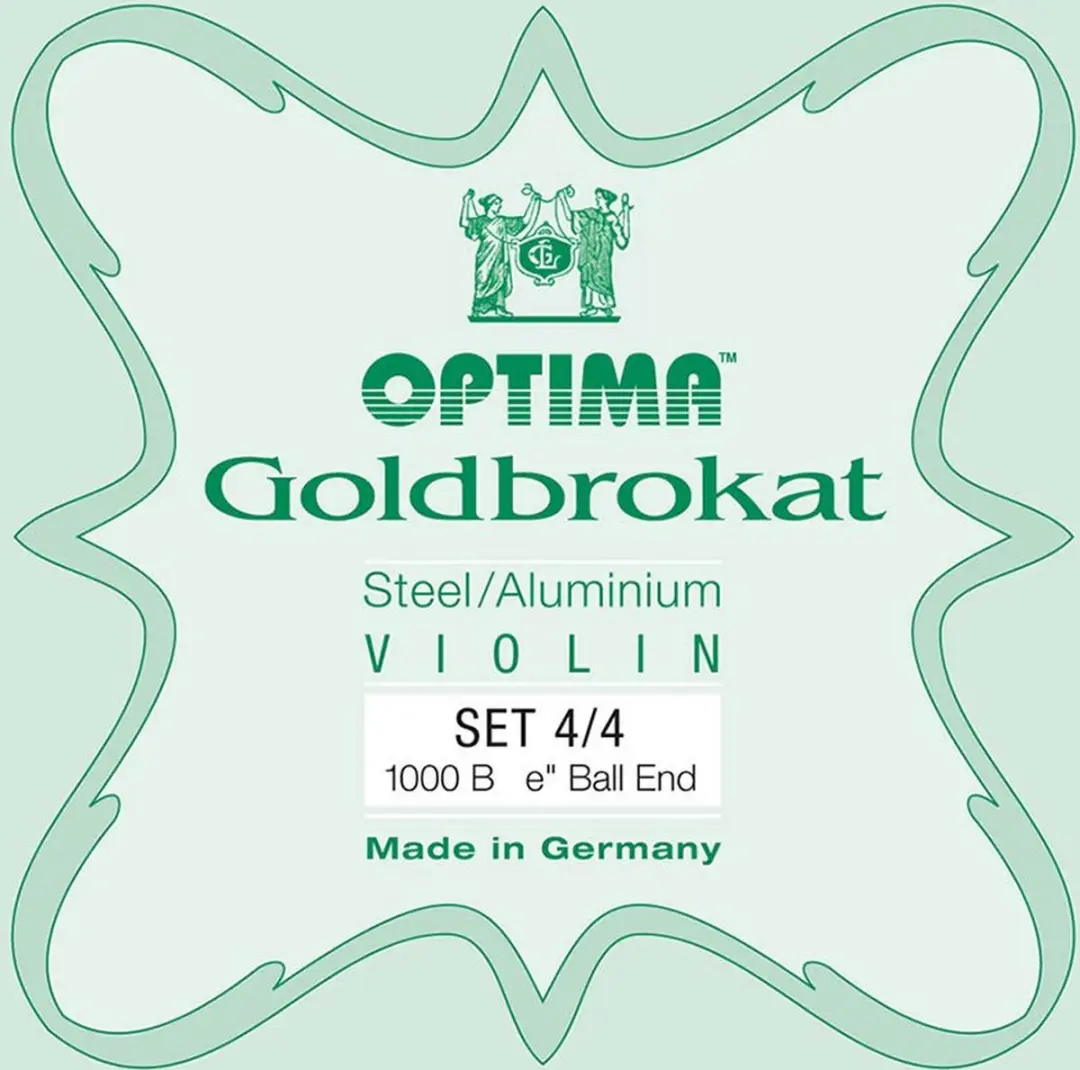 Optima 1000-44 string set for violin 4/4, steel & aluminum, with ball end E-1 st