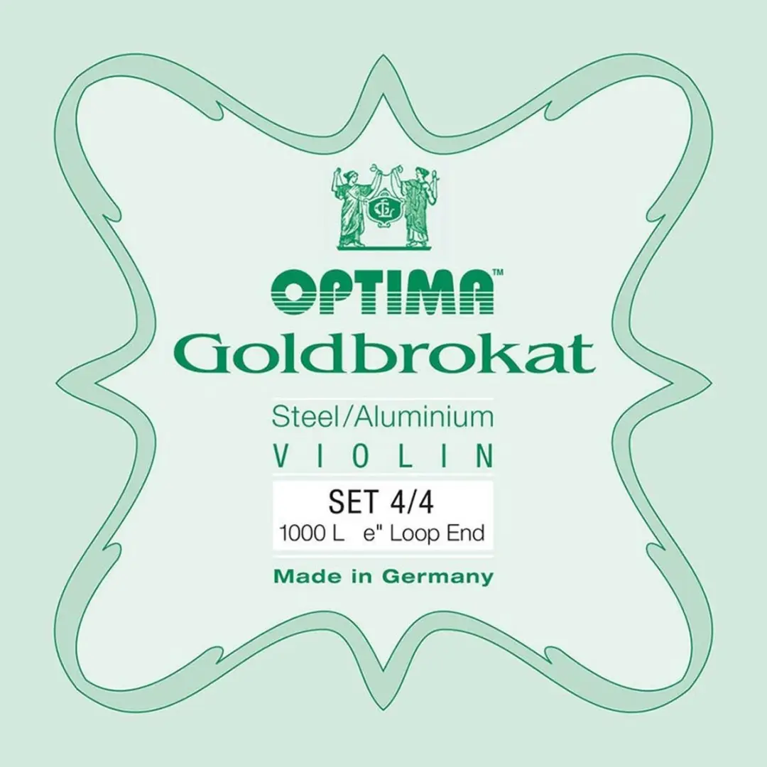 Optima 1000-44-L string set for violin 4/4, steel & aluminum, with loop end E-1