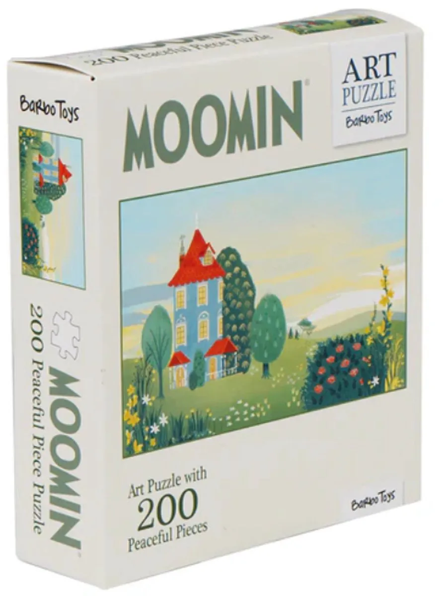 Puzzle artystyczne muminki zielone 200el - Artistieke puzzel Moomins groen 200 stukjes