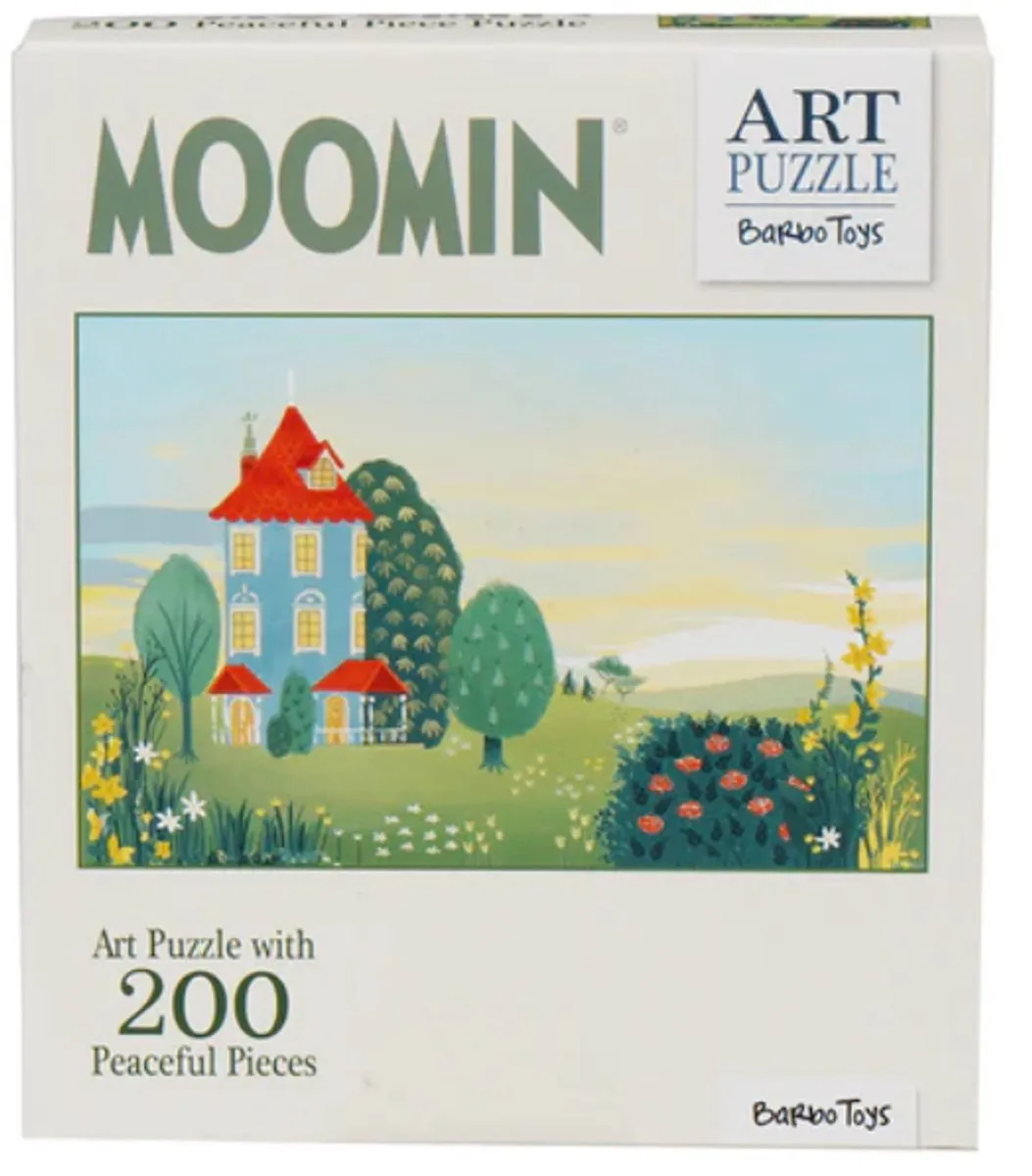 Puzzle artystyczne muminki zielone 200el - Artistieke puzzel Moomins groen 200 stukjes