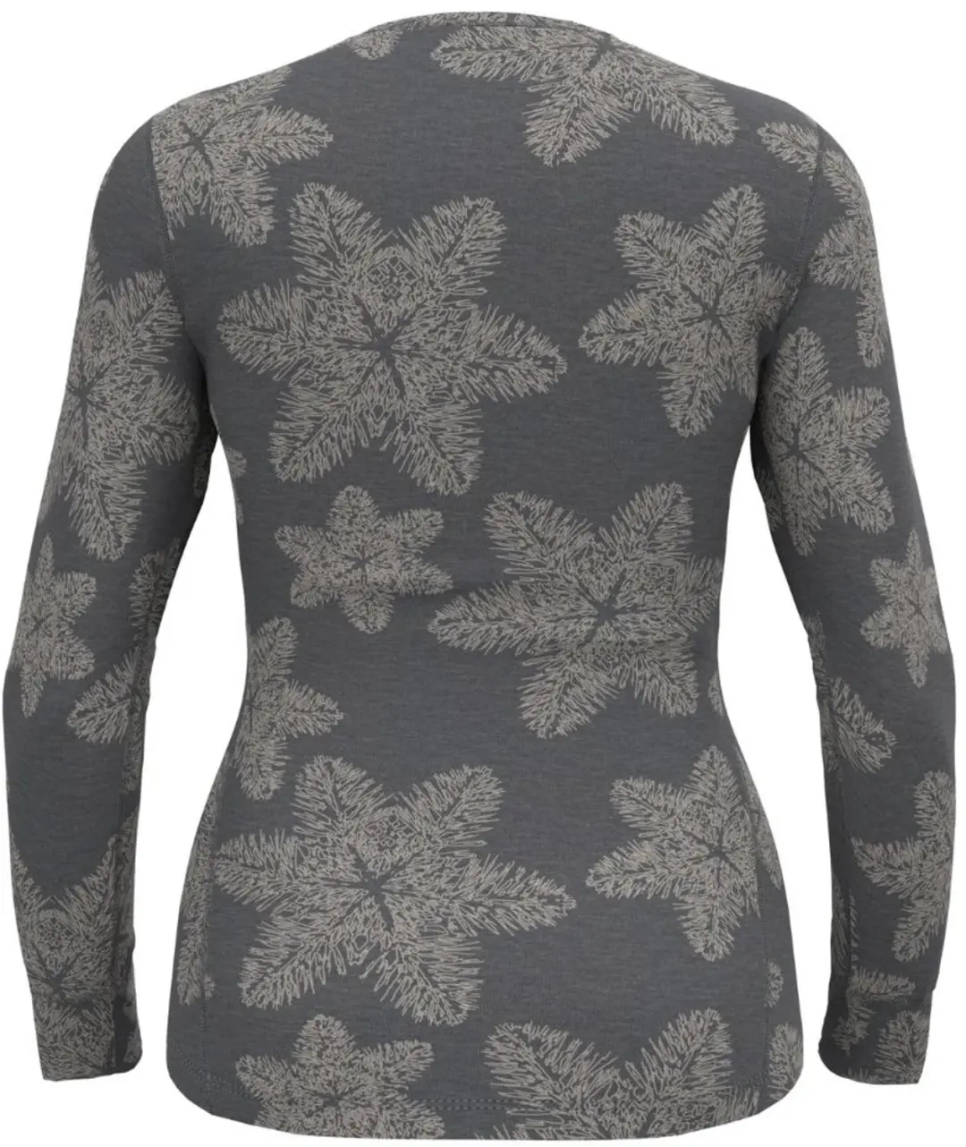 Odlo Womens God Jul Print L/S Crew Neck Shirt