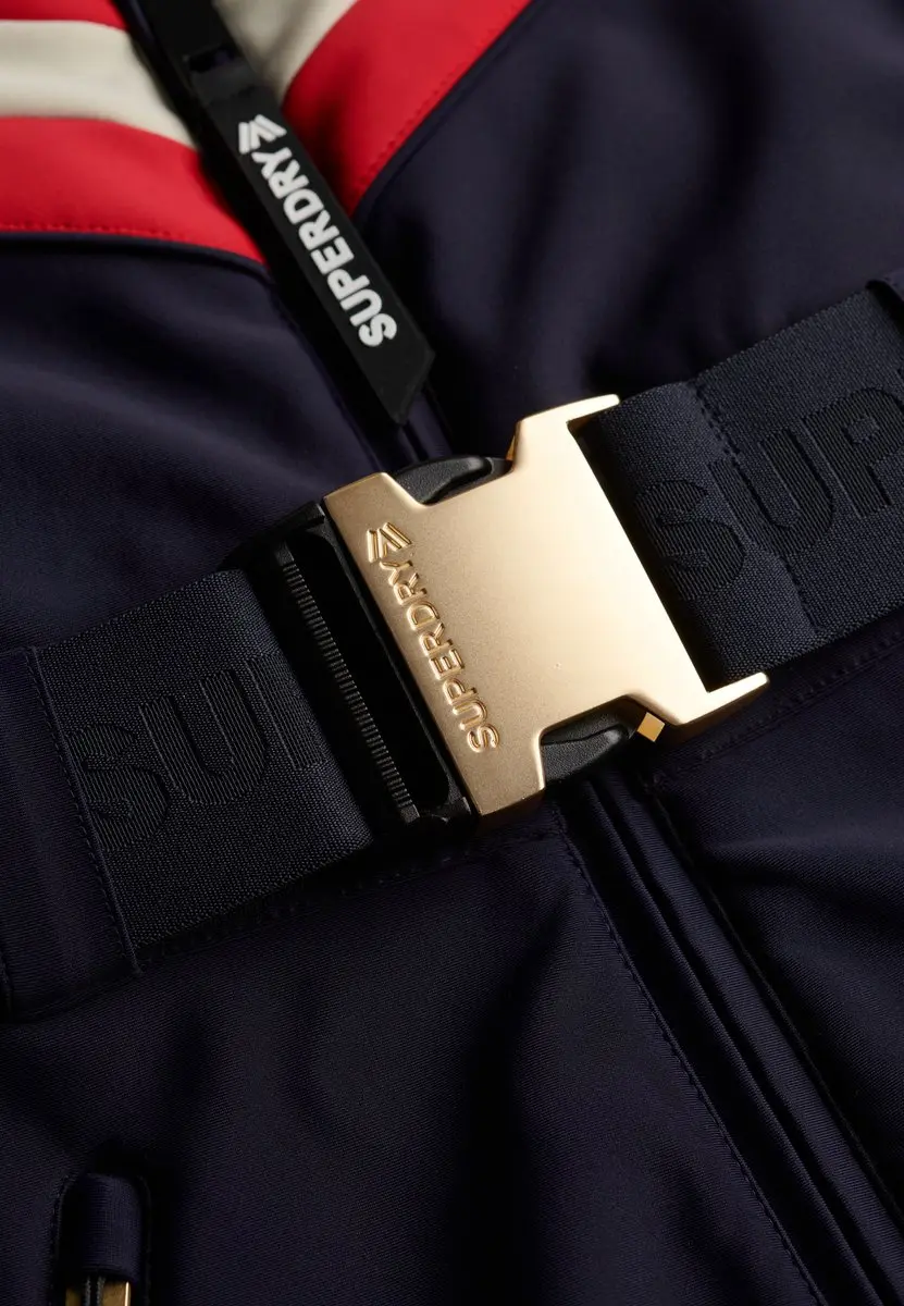Superdry Luxe Chevron Skipak Slanke Pasvorm - Dames - Darkest Navy - afbeelding 2 van 6