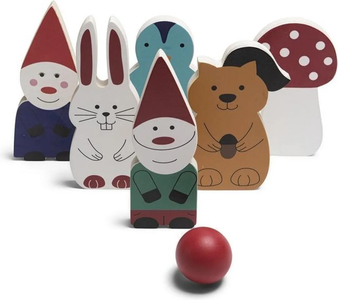 BS Toys Kabouter Bowling Kegelspel 7-delig