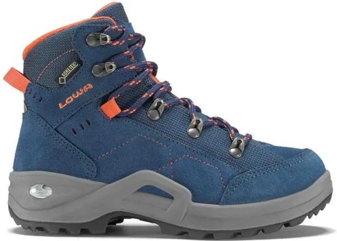 Lowa Kody III Gtx Mid Junior Kinder Hoge Wandelschoen Navy/Turquoise 29