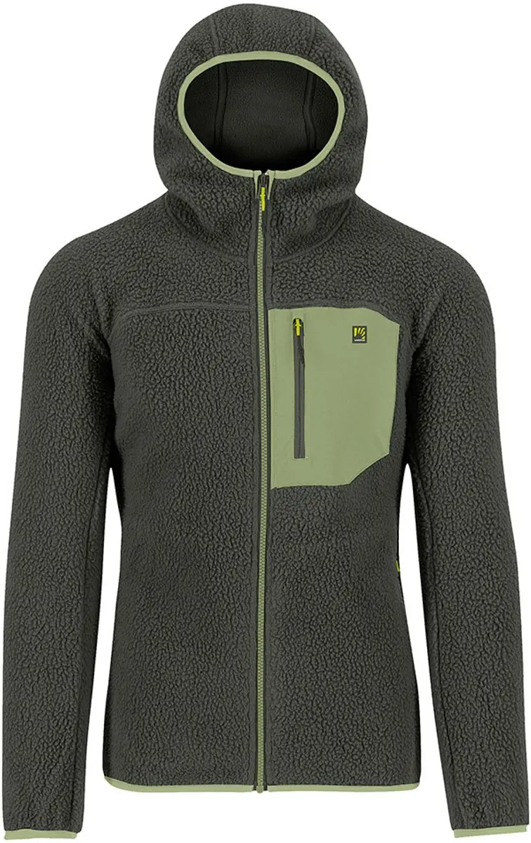 Karpos Moiazza Retrò Fleece Met Volledige Rits Groen 2XL Man