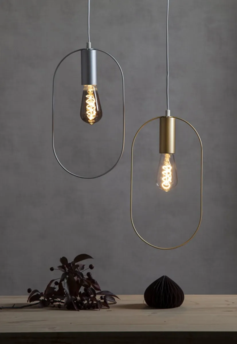 Star Trading Druppel-Edison Rookglas E27 2W - 3 Stuks