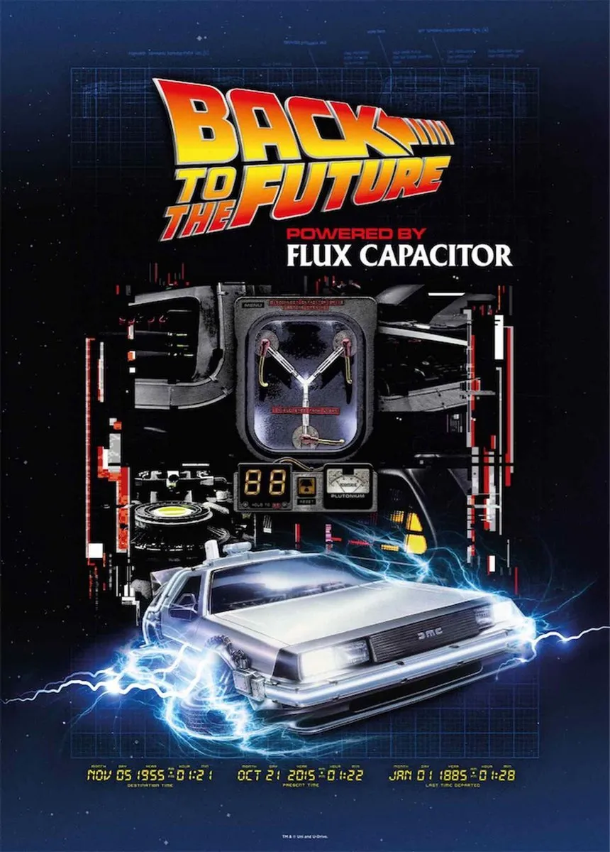 SD Toys Back To The Future Flux Capacitor Puzzel 1000 Stuks - Multicolor - afbeelding 2 van 2