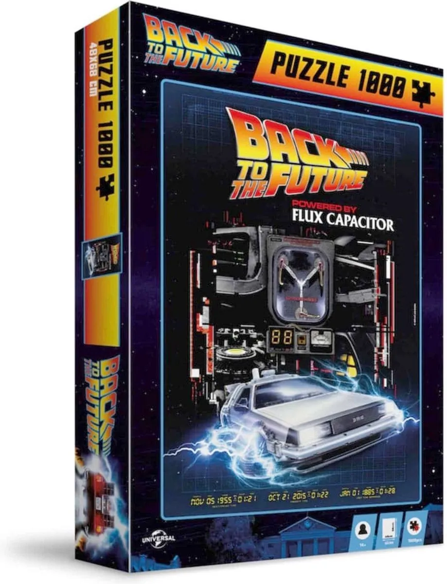 SD Toys Back To The Future Flux Capacitor Puzzel 1000 Stuks
