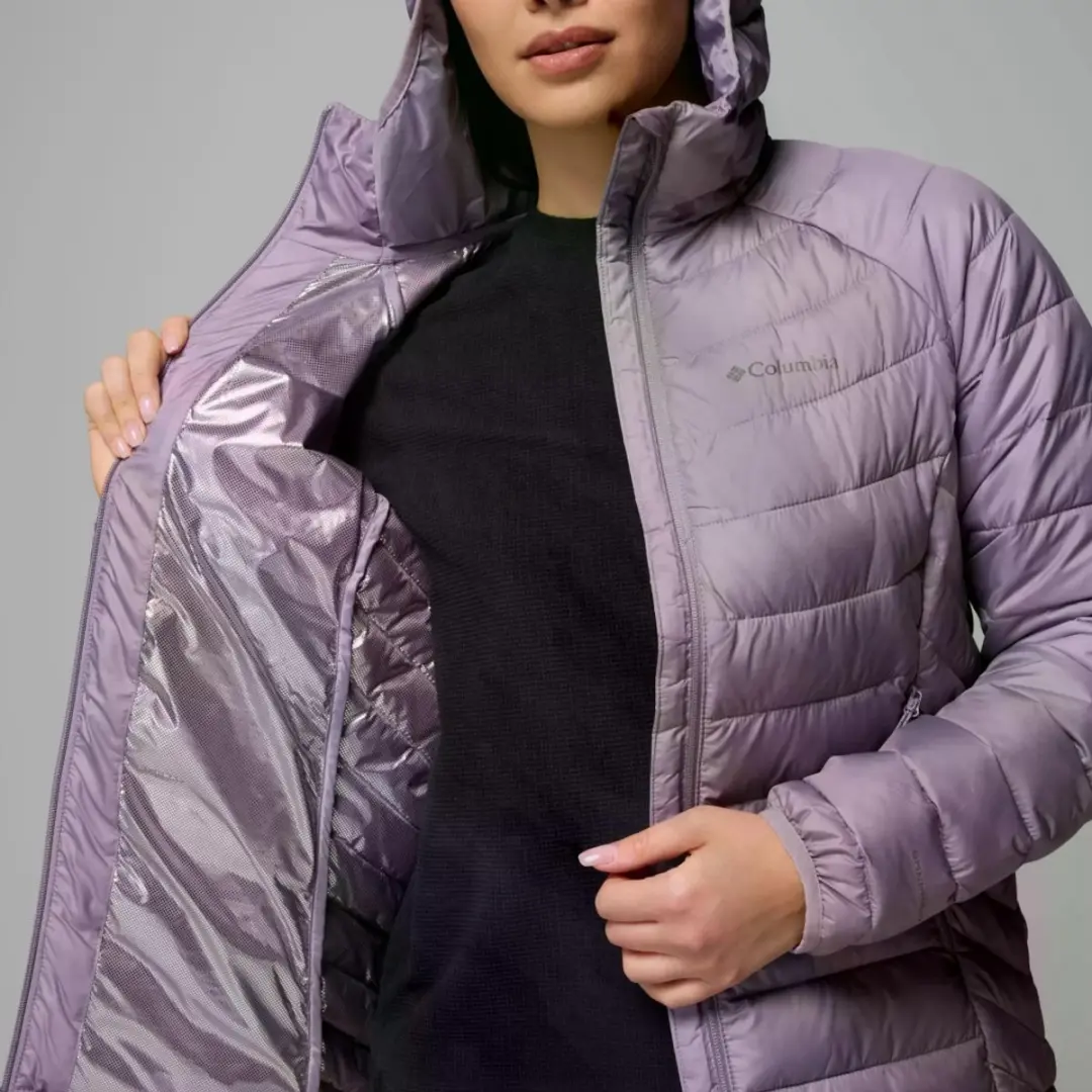 Columbia Powder Lite II Jack met Capuchon - Violet - afbeelding 2 van 4